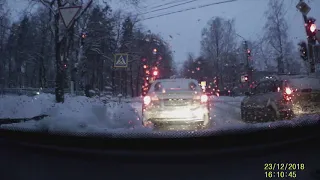 Приозерск вечер ДТП 23 12 2018