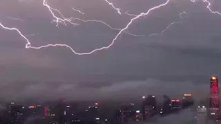 Severe Thunderstorms, Strong Winds, Heavy Rains and Floods Hit Many Places in Guangdong China | rain