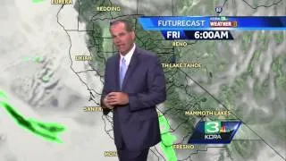 Weekend rain on the way; Dirk time out wet forecast