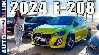 2024 NEW Peugeot E-208 - What's changed? 4K