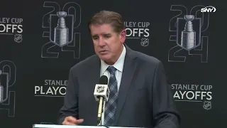 Peter Laviolette on Igor Shesterkin's performance in net / 7.05.2024