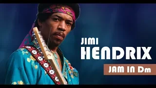 Crazy Jimi Hendrix Style Backing Track Jam in Dm