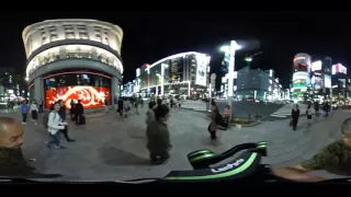 【RICOH THETA S】Walking GINZA night 夜の銀座を歩く