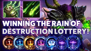 Guldan Rain - WINNING THE RAIN OF DESTRUCTION LOTTERY! - Bronze 2 Grandmaster S2 2023