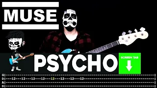 【MUSE】[ Psycho ] cover by Cesar | LESSON | BASS TAB