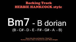 Backing Track HERBIE HANKCOCK FUNK style  B minor dorian   Bm7