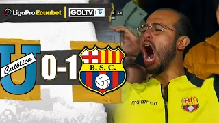 El IDOLO GANÓ en el ÚLTIMO SEGUNDO con GOL de CORTEZ | U. Católica 0-1 Barcelona | LigaPro 2024