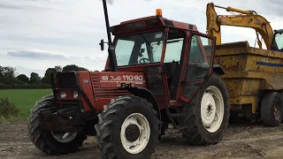 Fiat 110-90 + digger work