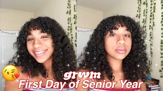 First Day of Senior Year GRWM 2020