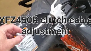 ATV clutch cable adjustment