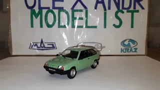 ВАЗ-2108 "Спутник" / Автолегенды СССР №48 / Обзор модели 1:43 / DeAgostini.