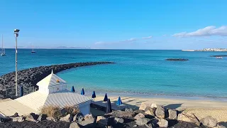 HL Club Playa Blanca, Lanzarote, Hotel to Beachfront Walk