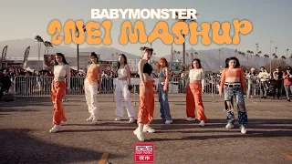 [KPOP IN PUBLIC LA] BABYMONSTER - 2NE1 Mash Up REMIX @ 626 NIGHT MARKET | Dance Cover by PLAYGROUND