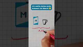 Wer weiß die richtige Antwort? 😏 #matherätsel #test #knobelaufgabe #gehirnjogging #intelligenztest