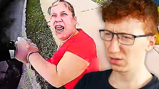 Patterrz Reacts to "When Dumb Karens Try To Fight Cops"