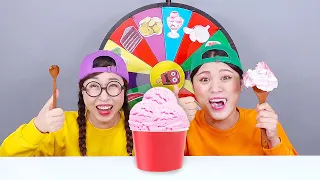 Big VS Small Spoon Challenge DONA Mukbang