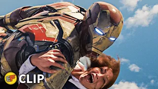 Iron Man Plane Rescue Scene | Iron Man 3 (2013) Movie Clip HD 4K