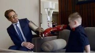 The Collective Project- Robert Downey Jr. Delivers a Real Bionic Arm