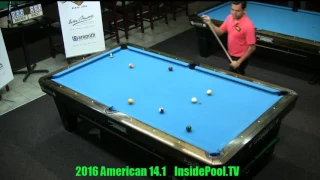 2016 American 14 1 Tournament Carlo Biado vs Mika Immonen