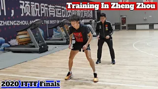 Lin Gaoyuan, Ma Long, Fan Zhendong, Mima Ito Training In Zheng Zhou | 2020 ITTF Finals
