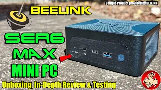 Beelink SER6 MAX Mini PC Review - Great Performance in a small form factor