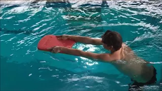 Technikübung mit Schwimmbrett (4)