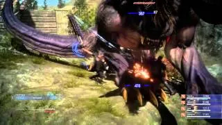 FINAL FANTASY XV EPISODE DUSCAE Behemoth Battle