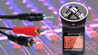 Как подключить Zoom H1 к пульту