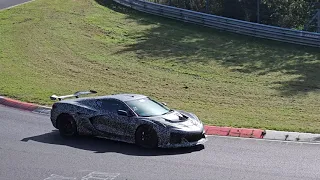Various Prototype spotting Nürburgring Nordschleife ZR1, A 110 R Extreme ?