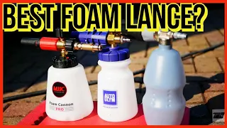 BEST FOAM CANNON | Autoglym Vs MTM Vs MJJC