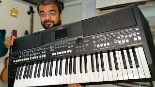 YAMAHA PSR SX600 UNBOXING & PHYSICAL OVERVIEW & INDIAN TONES DEMO | V ROCK AND POP | 9033773457