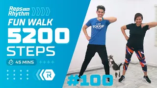 FUN 5200 STEPS WALKING Workout • Walking Workout #100 • Keoni Tamayo