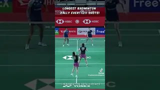 Longest Badminton Rally Ever - 211 Shots
