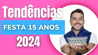 TENDENCIAS 2024 PARA FESTAS DE QUINZE ANOS