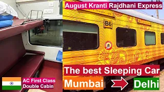 Mumbai - Delhi in AC First Class Sleeping Car aboard August Kranti Tejas Rajdhani Express Train