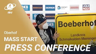 Oberhof 2023: Men Mass Start Press Conference