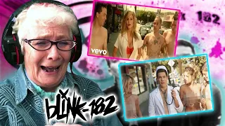 Blink-182 - What's My Age Again?/She's Out Of Her Mind/ РЕАКЦИЯ БАБУШКИ ХЕЙТЕР | REACTION GRANDMA