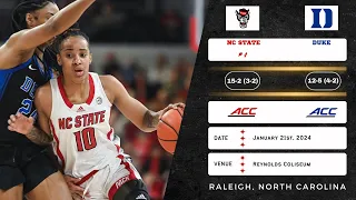 No. 4 NC State vs Duke | ACC | 1.21.24