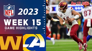 Washington Commanders vs Los Angeles Rams FULL GAME (12/17/23) Week 15 | NFL Highlights Today