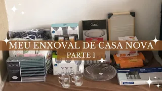 MEU ENXOVAL DE CASA NOVA - PARTE 1 | minhas primeiras compras | enxoval de casamento | Renata Nunes
