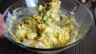 This simple and delicious egg salad recipe will delight your guests ! Perfect for Easter lunch !