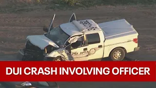 Suspected DUI driver crashes head-on with Salt River police vehicle