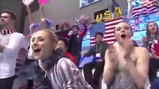 Reaction to Bradie TENNELL FS World Team Trophy 2019