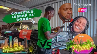 CoreySSG calls out Florida donks on instagram LIVE with 134coke & TLH garage