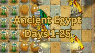 Plants vs. Zombies 2 - Ancient Egypt (Days 1-25)