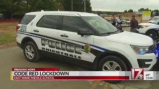 Lockdown lifted at East Wake Middle School