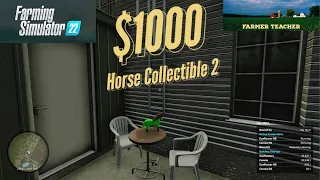 FS22 Play the Horses?:  Horse Collectible 2 - Get $1000