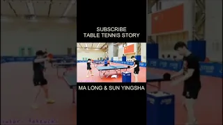 MA LONG & SUN YINGSHA TABLE TENNIS STORY SHORTS