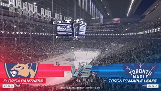 NHL 22 Full Match - Florida Panthers vs Toronto Maple Leafs - Simulation