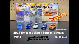 Fast And Furious Premium Set By Hot Wheels (2023 Mix 3) (Mix 18) | Nissan Maxima Mia Acura Integra